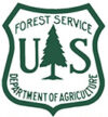 U.S. Forest Service Department of Agriculture logo.