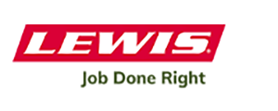 Lewis Services, Job Done Right logo.
